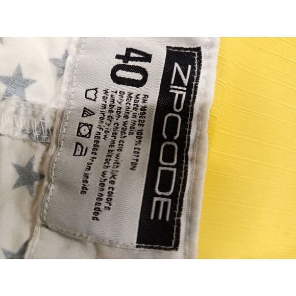 Zip code design men's cargo shorts shorts - Picture 5 of 5